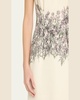 Ophelia Long Printed Wool Dress