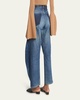 Upcycled Jeans with Side Inserts
