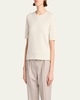 Ipar Short Sleeve Cashmere Top