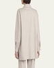 Komako Button Down Wool Cashmere Blouse