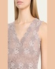 V-Neck Floral Lace Tank
