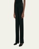 Straight-Leg Fluid Pull-On Pants