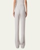 Carl Twisted Linen Double-Face Straight-Leg Pants