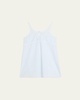 Vionette Striped Lace-Trim Chemise