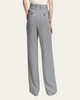 Houndstooth Classic Straight Trousers