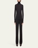 Long-Sleeve Turtleneck Top