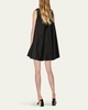 Boatneck Cape Mini Dress
