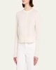 Tipped Half-Moon Cardigan