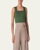 Modal Stretch Square-Neck Top