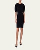 Volume Puff-Sleeve Short Dress