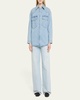 Lotta Long-Sleeve Denim Shirt