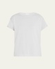Cashmere-Blend Knit Lurex T-Shirt