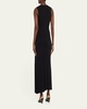 Molly Ribbed Pin-Embellished Maxi Dress