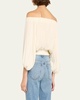 Sienna Pleated Off-The-Shoulder Top
