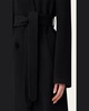 Long Double-Breast Belted Wool-Cashmere Coat
