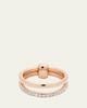 Iconica 18K Rose Gold Ring with Diamonds