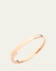 18k Rose Gold Iconica Bangle Bracelet with Diamonds