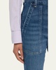Easy Straight Crop Army Jeans