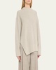 Asymmetric Ribbed Sweater
