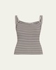 Striped Square-Neck Tank Top