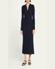Ardor Cashmere-Blend Ribbed Midi Dress