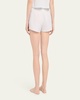 Gigi Striped Lace-Trim Cotton Boxer Shorts