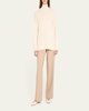 Chine 3-Ply Cashmere Stand-Collar Sweater