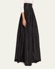 Pleated Silk Ball Skirt
