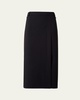 Pencil Wool Crepe Double-Face Skirt