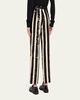 Grandstand Hall Stripe Sequined Trousers