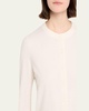 Tipped Half-Moon Cardigan