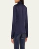 Hansen Charmeuse Button-Front Shirt