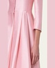 Pintuck Silk Coat Dress
