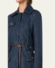 Denim Belted Jacket