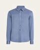Men's Silk Pique Sport Shirt