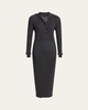 Maeve Body-Con Superfine merino Silk Maxi Dress