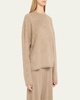 Natalia Cashmere Drop-Shoulder Sweater