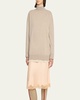 Jabari Mock-Neck Oversized Cashmere Sweater