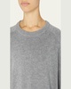 Bruzzi Wool-Cashmere Raglan-Sleeve Crop Sweater