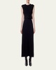 Belted Bias Midi Dress