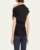 Alice Draped One-Shoulder Tee