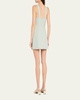 Maeve Square-Neck Wool Mini Dress