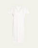 Cristal Lace-Trim Cotton Nightgown