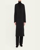 One-Button Cashmere Coat