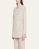 Oversized Long-Sleeve Shirt