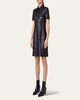 Sequined Chiffon Mini Dress