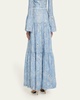 Lymanopoda Anis Linen Maxi Skirt
