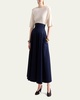 Nell High-Waisted Cotton Maxi Skirt
