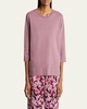Hefiz Three Quarter Sleeve Cotton T-Shirt