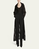 Belted Lace Trench Coat